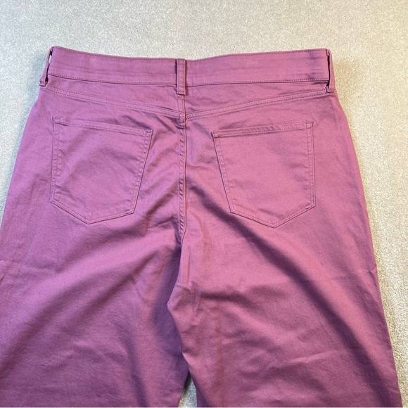 Wide Leg Pants Secretly‎ Slender St Johns Bay High Rise Rose Pink New Women's 16 - Picture 5 of 11